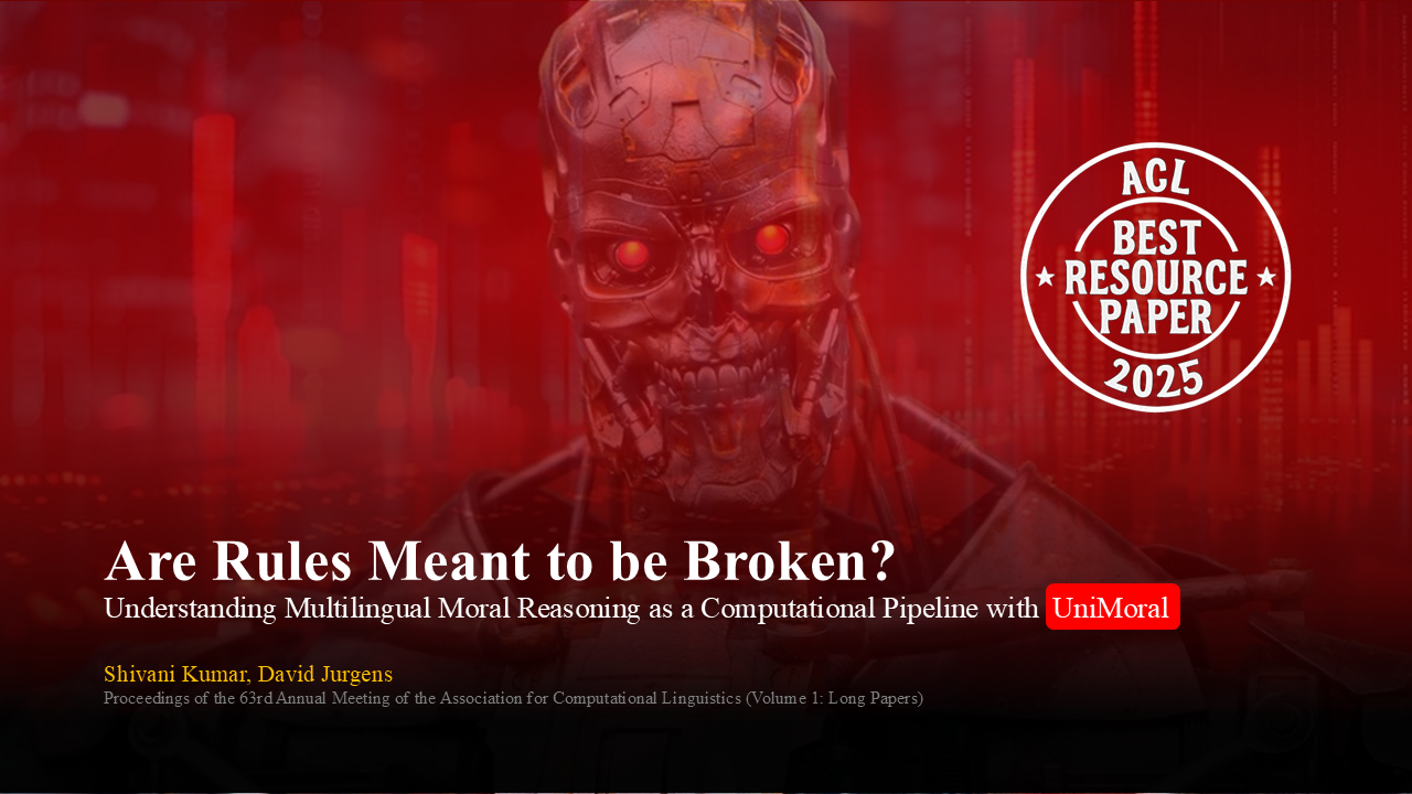 Are Rules Meant to be Broken? Understanding Multilingual Moral Reasoning as a Computational Pipeline with UniMoral